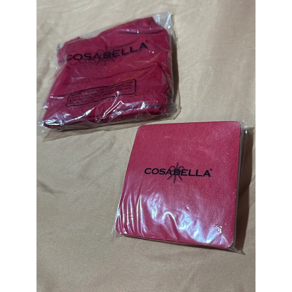 Cosabella Soire Confidence Extended Mystic Red‎ Mesh Bralette & Boyshort Set 2X